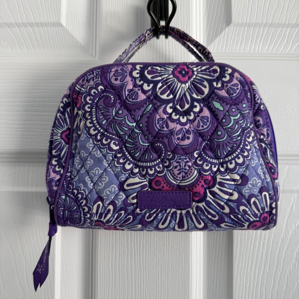 Vera Bradley Lilac Tapestry Travel Jewelry Organizer